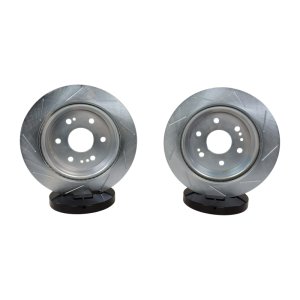 Chevrolet 1500 Trucks Brake Rotors (2) - Rear - Baer Brakes - Claw Performance, Slot/Zinc Only - `19-`25
